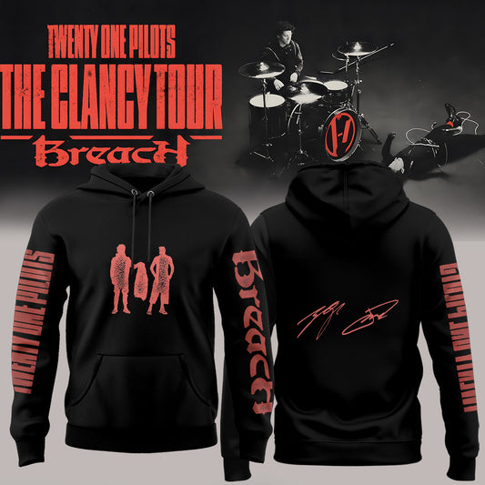 Twenty One Pilots The Clancy Tour: Breach Hoodie