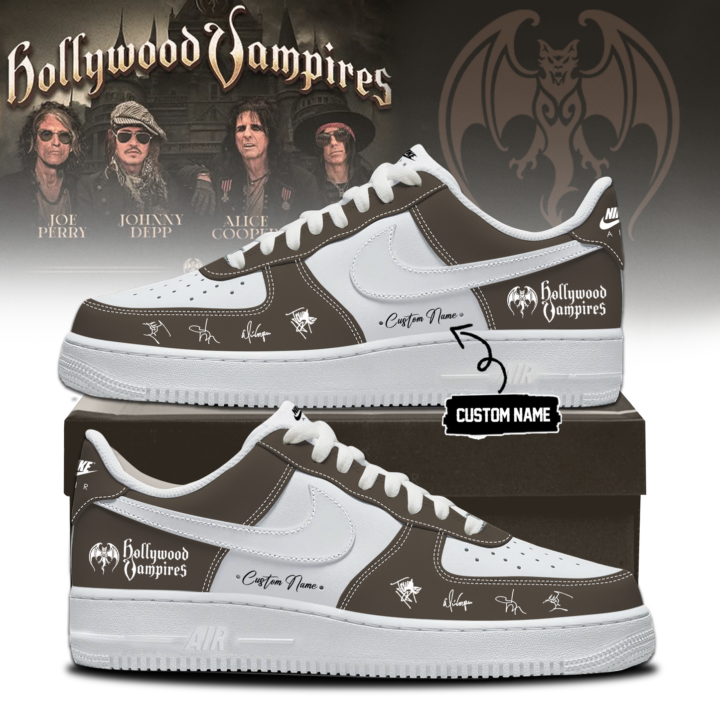 Hollywood Vampires World Tour 2026 Signed – Shoes