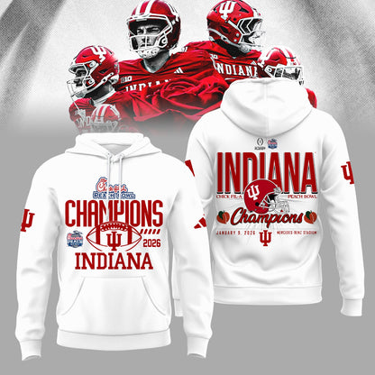 Indiana Hoosiers 2026 Peach Bowl Champions Limited Hoodie