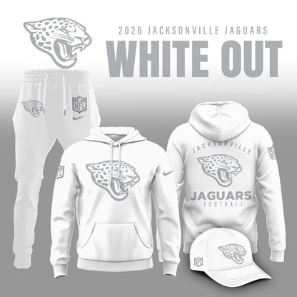 Jacksonville Jaguars 2026 White Out Limited Edition Hoodie