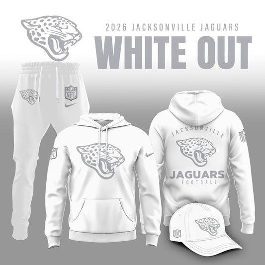 Jacksonville Jaguars 2026 White Out Limited Edition Hoodie