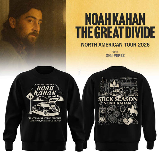 Noah Kahan “ The Great Divide Tour Merch Limited Sweater