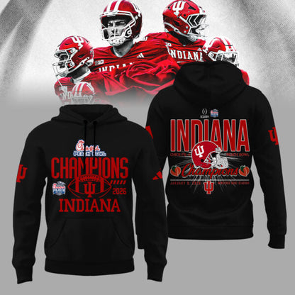 Indiana Hoosiers 2026 Peach Bowl Champions Limited Hoodie