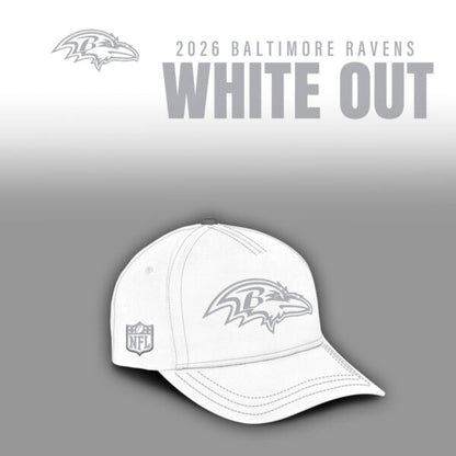 Baltimore Ravens 2026 White Out Limited Edition Hoodie