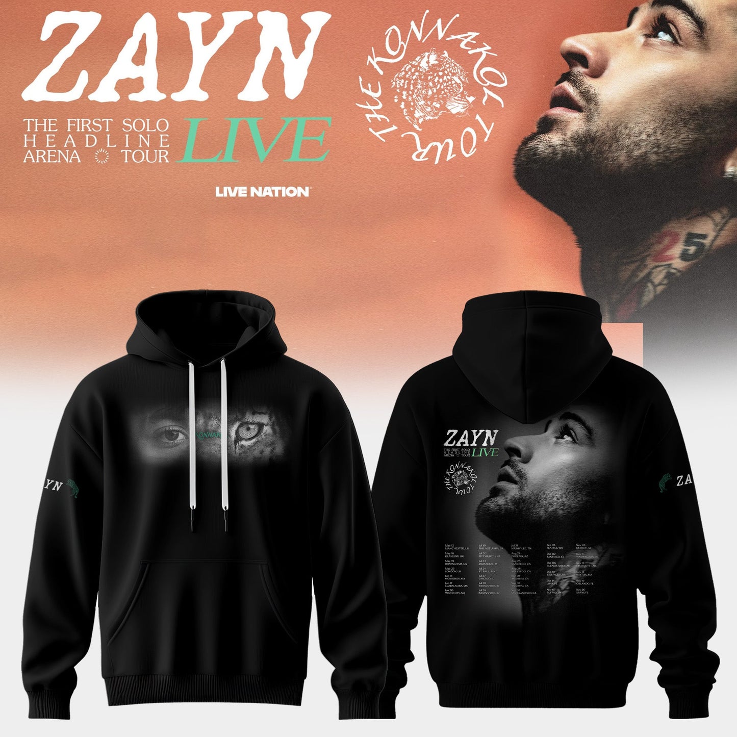 ZAYN “ The First Solo Headline Arena Tour (Live) Limited Hoodie