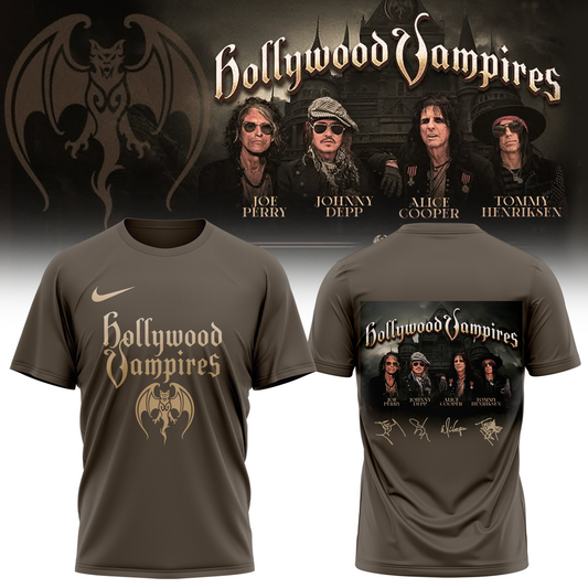 Hollywood Vampires World Tour 2026 Signed – Shirt