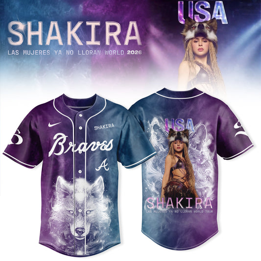 Atlanta Braves x Las Mujeres Ya No Lloran World Tour 2026 Edition Jersey