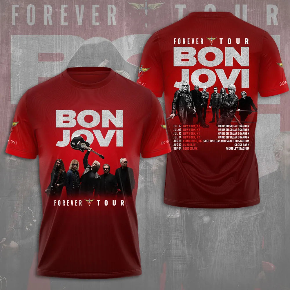 Bon Jovi – Forever Tour 2026 Limited T-Shirt