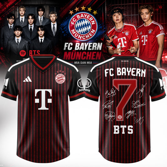BTS WORLD TOUR ‘ARIRANG’ × BAYERN MUNICH Signature Jersey BTS