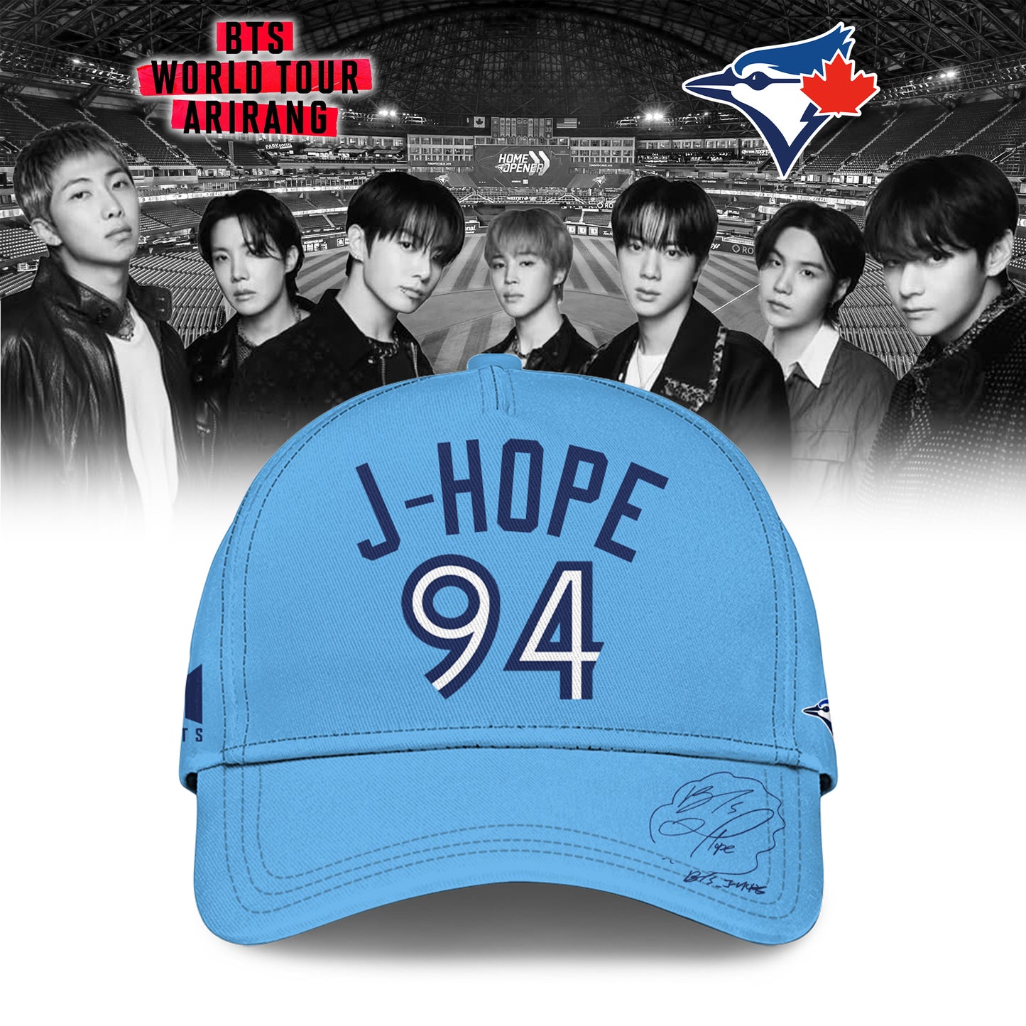 Toronto Blue Jays x BTS World Tour 2026 Limited Edition Jersey