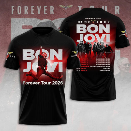 Bon Jovi – Forever Tour 2026 Limited T-Shirt