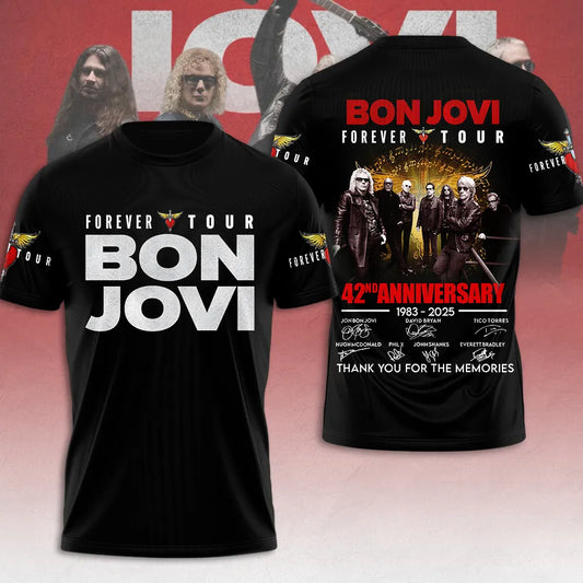 Bon Jovi – Forever Tour 2026 Limited T-Shirt