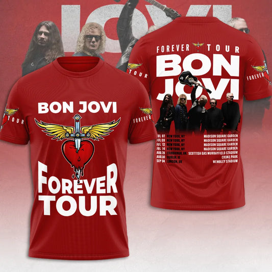 Bon Jovi – Forever Tour 2026 Limited T-Shirt