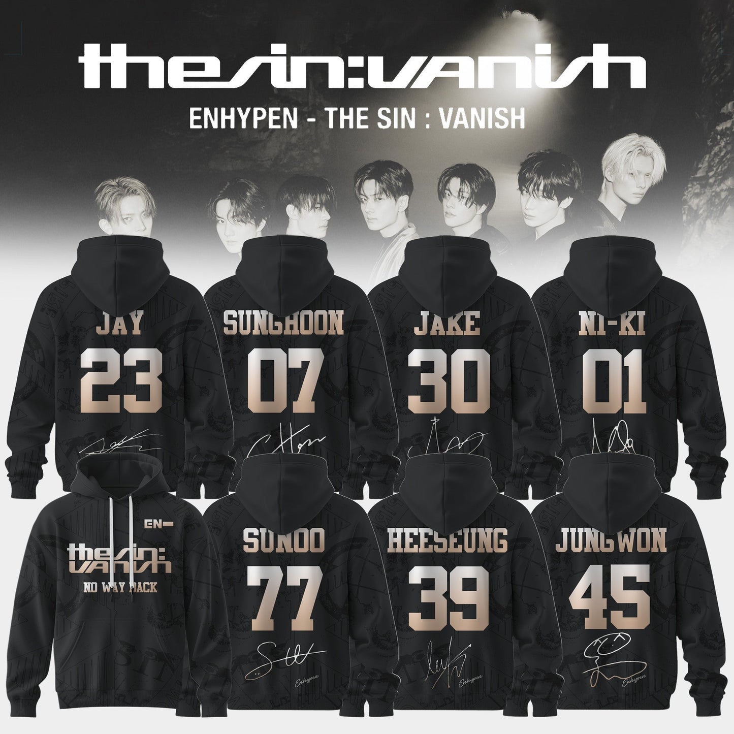 ENHYPEN ˜THE SIN : VANISH™ Still AFTERLIGHT Limited Edition Hoodie