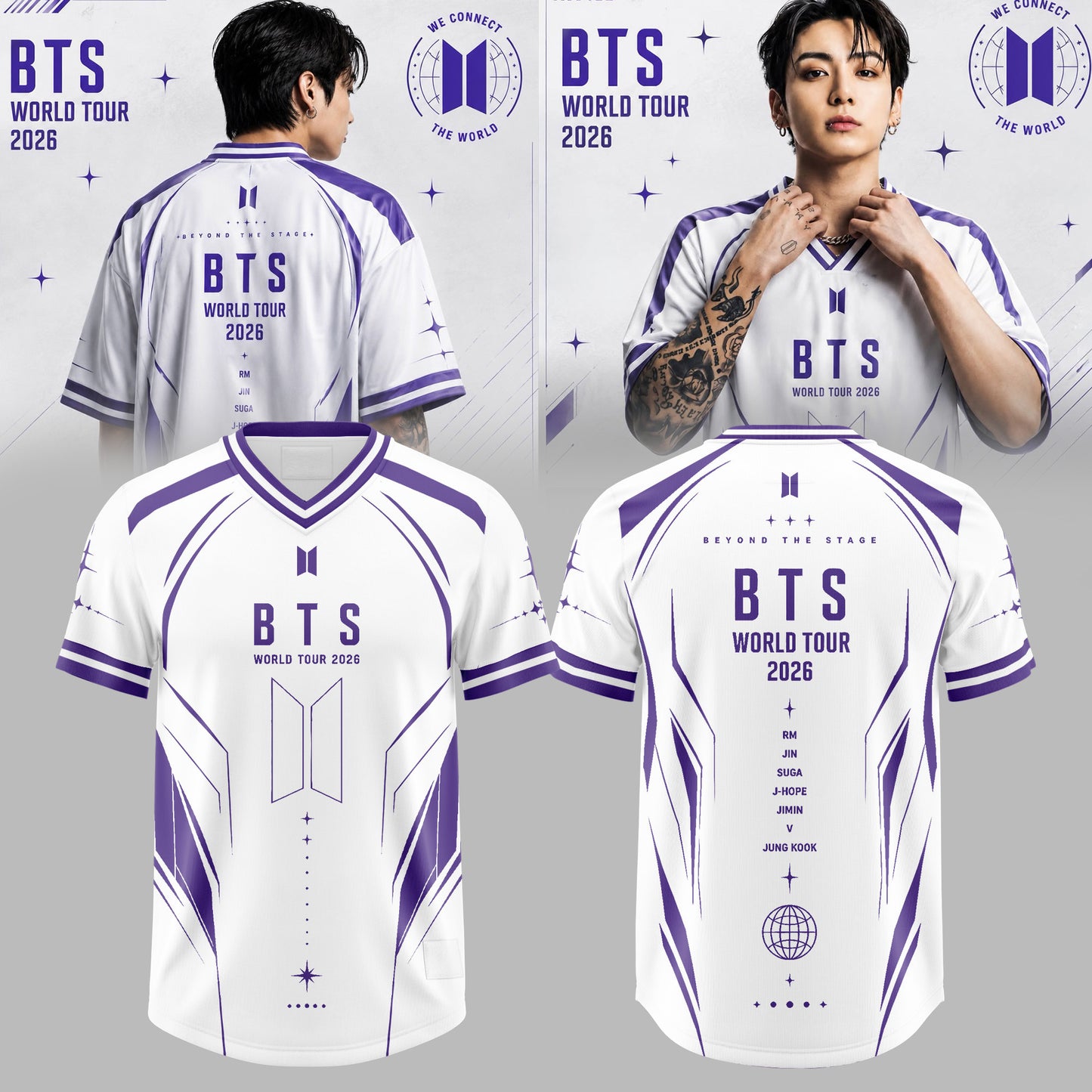 Beyond The Stage World Tour 3D All-Over Print Football Jersey Premium Graphic V1