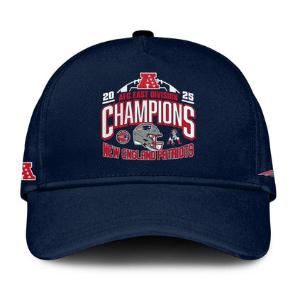 New England Patriots 2025 AFC East Champions Hoodie Limited Edition