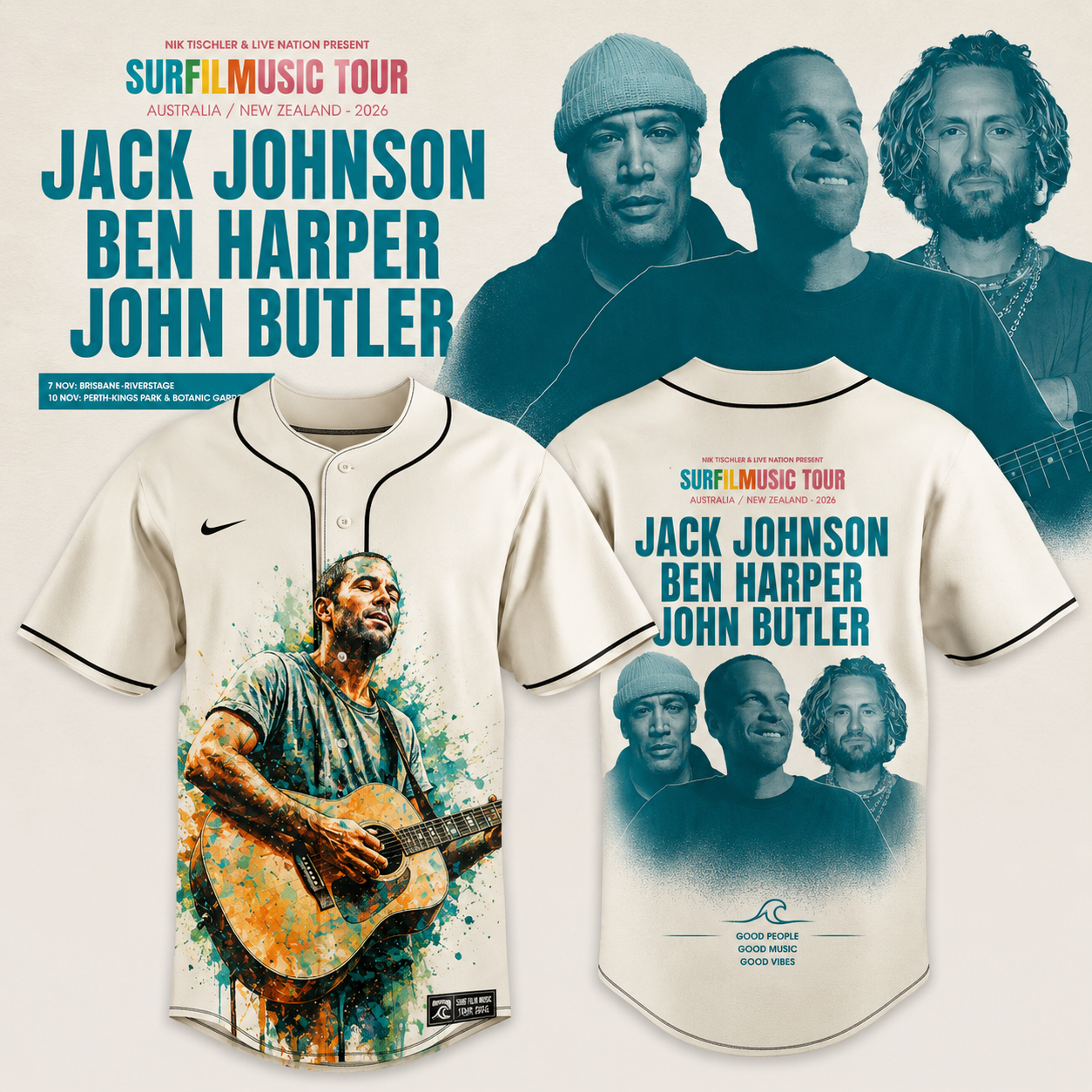SURF MUSIC TOUR 2026 COLLECTION JERSEY