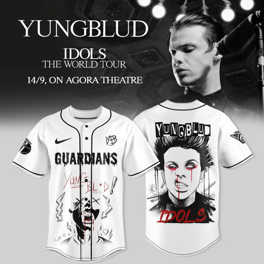 Cleveland Guardians X YUNGBLUD: IDOLS THE WORLD TOUR NA TOUR Merch Jersey