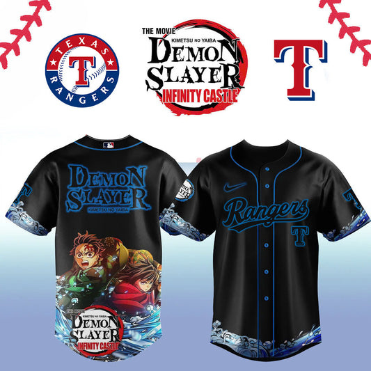 Texas Rangers _ Demon Slayer Jersey 2025