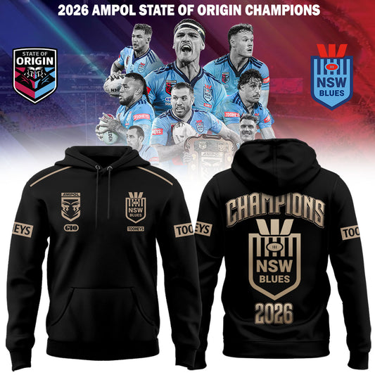 NSW Blues Champions State of Origin 2026 Hoodie