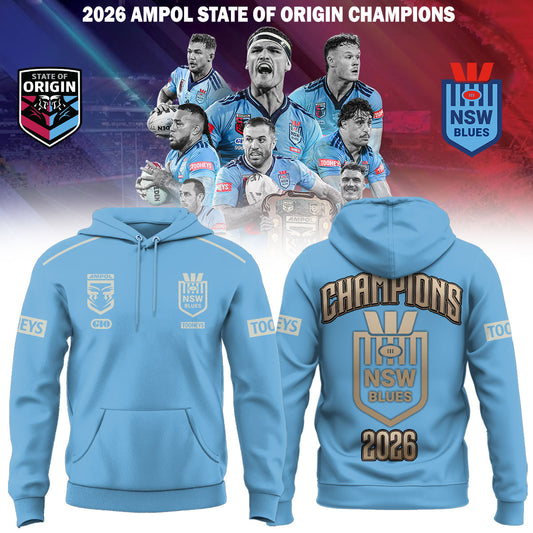 NSW Blues Champions State of Origin 2026 Hoodie