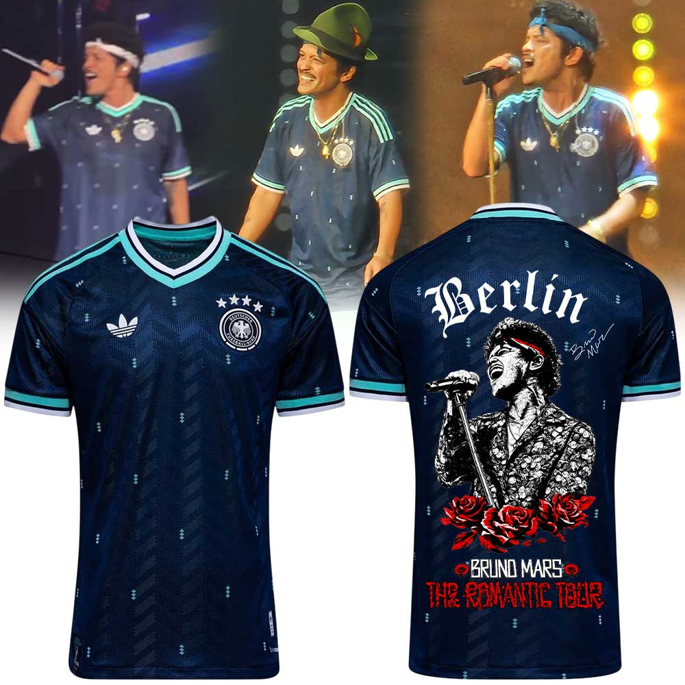 Bruno Mars THE ROMANTIC TOUR in Olympiastadion Berlin Jersey