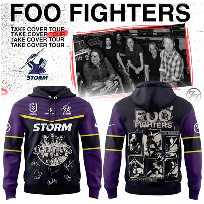 Melbourne Storm Foo Fighters 2026 Australia Stadium Tour Hoodie