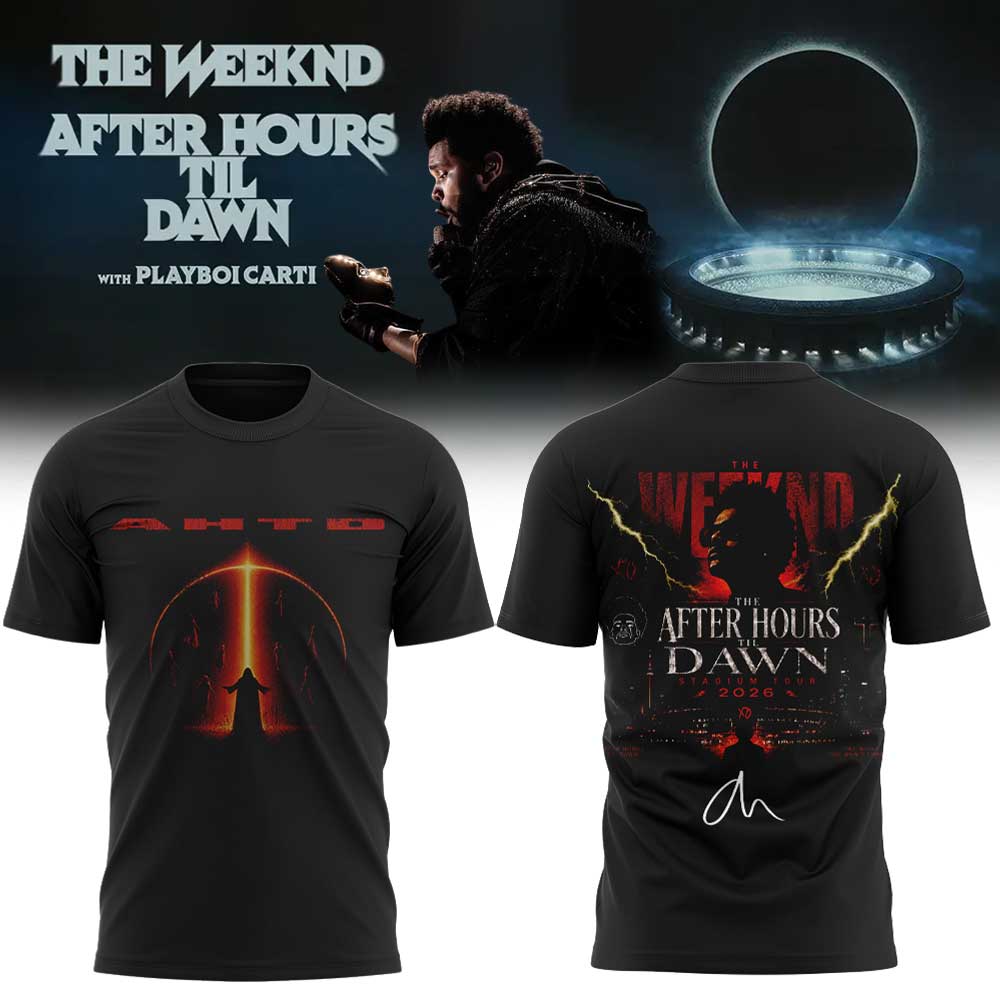 The Weeknd After Hours Til Dawn 2026 Stadium Tour Signature Limited T-Shirt