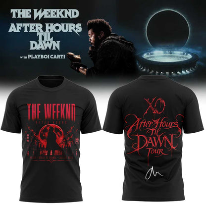 The Weeknd After Hours Til Dawn 2026 Stadium Tour Signature Limited T-Shirt