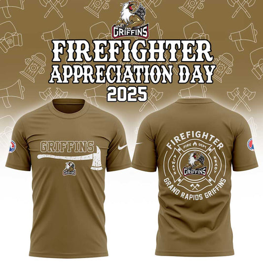 Grand Rapids Griffins Firefighter Application Day Combo Shirt