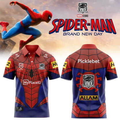 Penrith Panthers x Spider-Man 2026 Merch POLO