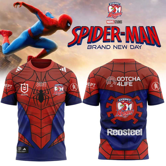 S Roosters x Spider-Man 2026 Merch Shirt