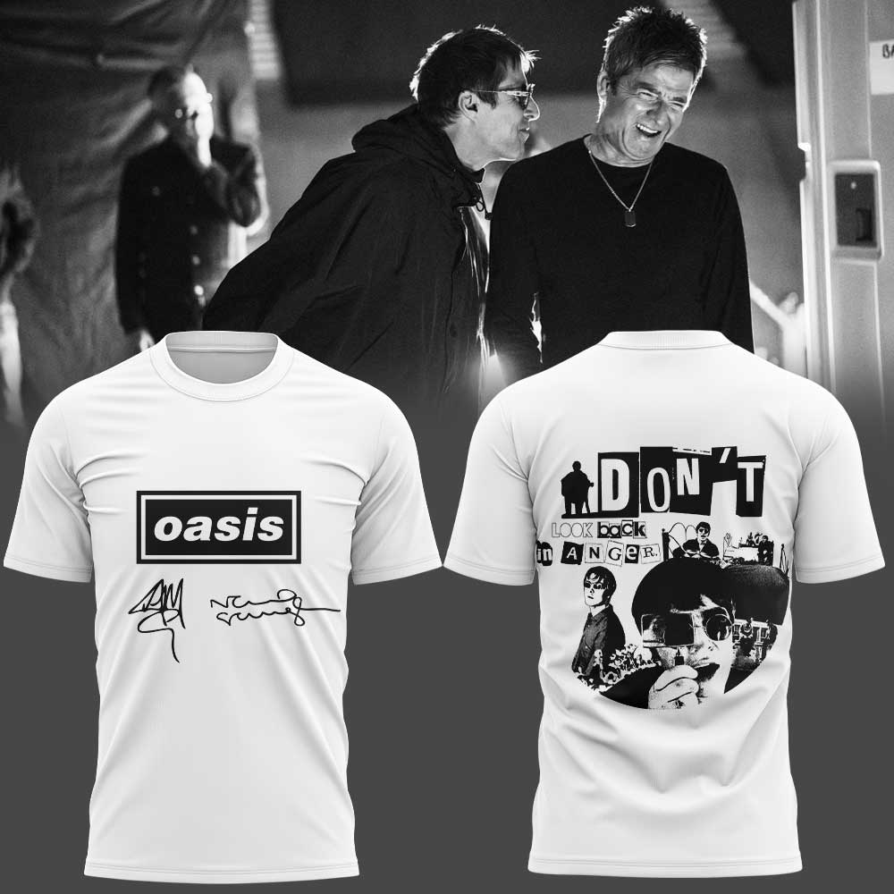 Oasis: Don’t Look Back in Anger 30th Signature Limited T-Shirt