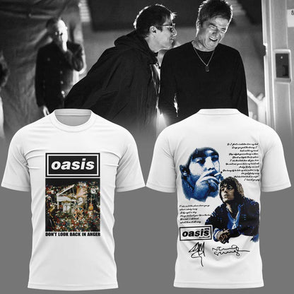 Oasis: Don’t Look Back in Anger 30th Signature Limited T-Shirt