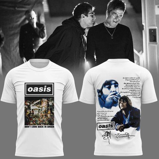 Oasis: Don’t Look Back in Anger 30th Signature Limited T-Shirt