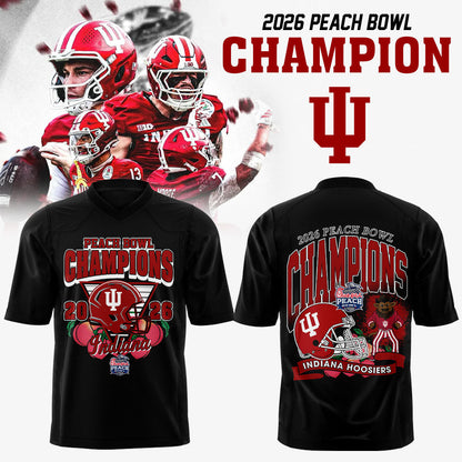Indiana Hoosiers Peach Bowl Champion 2026 Football Jersey