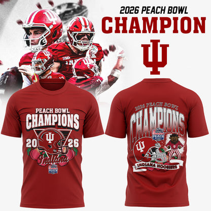 Indiana Hoosiers Peach Bowl Champion 2026 Shirt