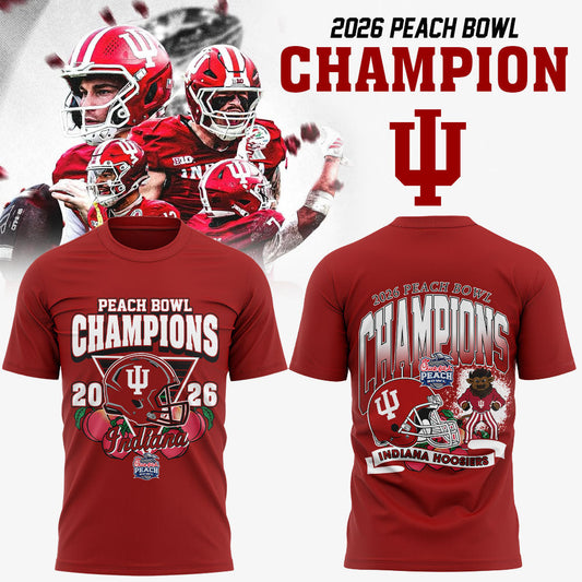 Indiana Hoosiers Peach Bowl Champion 2026 Shirt