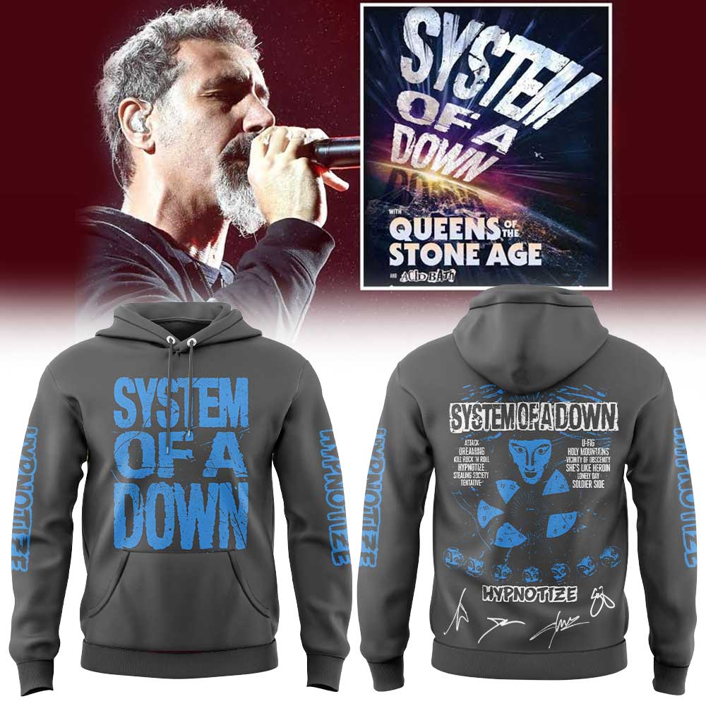System Of A Down Queens of the Stone Age và Acid Bath Limited Hoodie