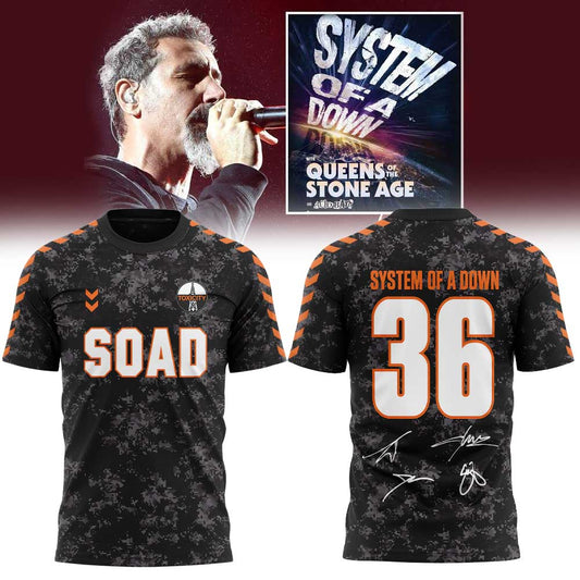 System Of A Down x Olympiastadion Berlin Limited Shirt Digital Camo