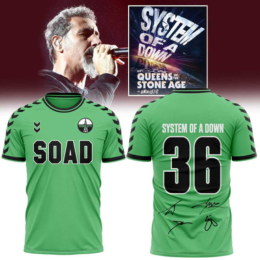System Of A Down x Olympiastadion Berlin Limited Shirt Green