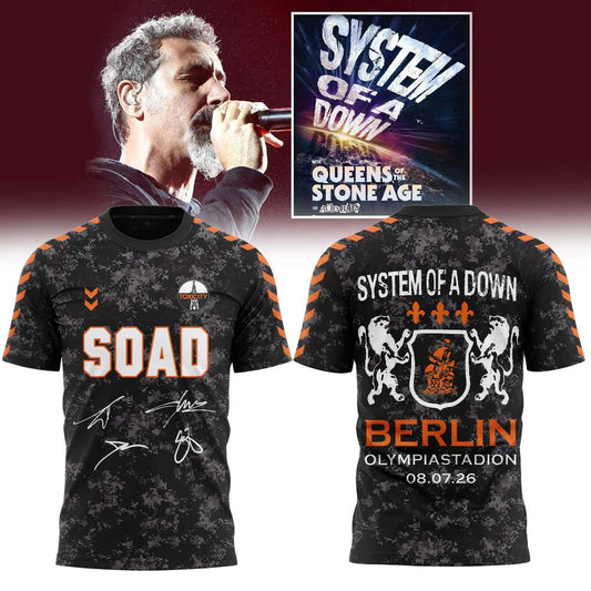 System Of A Down x Olympiastadion Berlin Limited Shirt Digital Camo