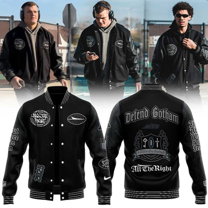 New York Jets x All The Right NFL Rivalries Varsity Jacket