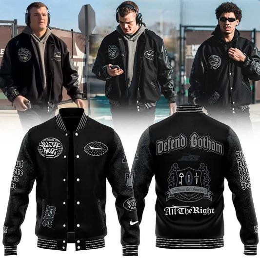 New York Jets x All The Right NFL Rivalries Varsity Jacket