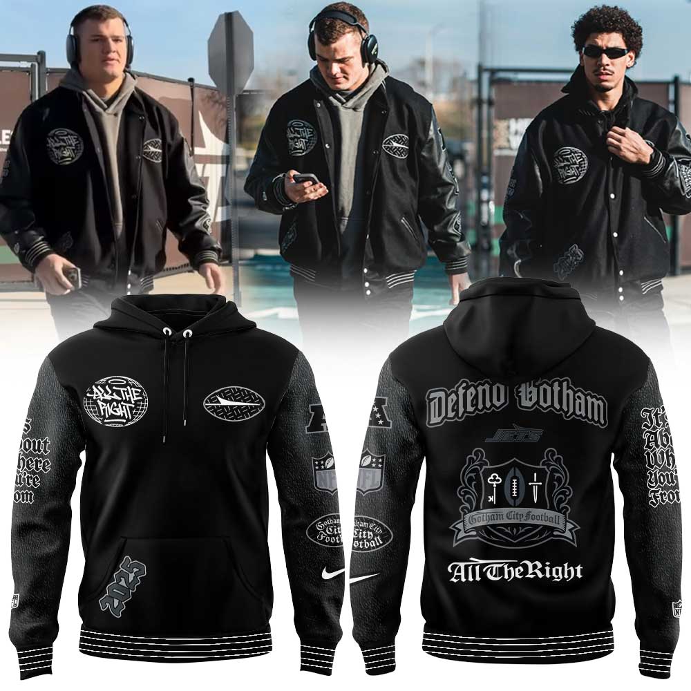New York Jets x All The Right NFL Rivalries Varsity Hoodie
