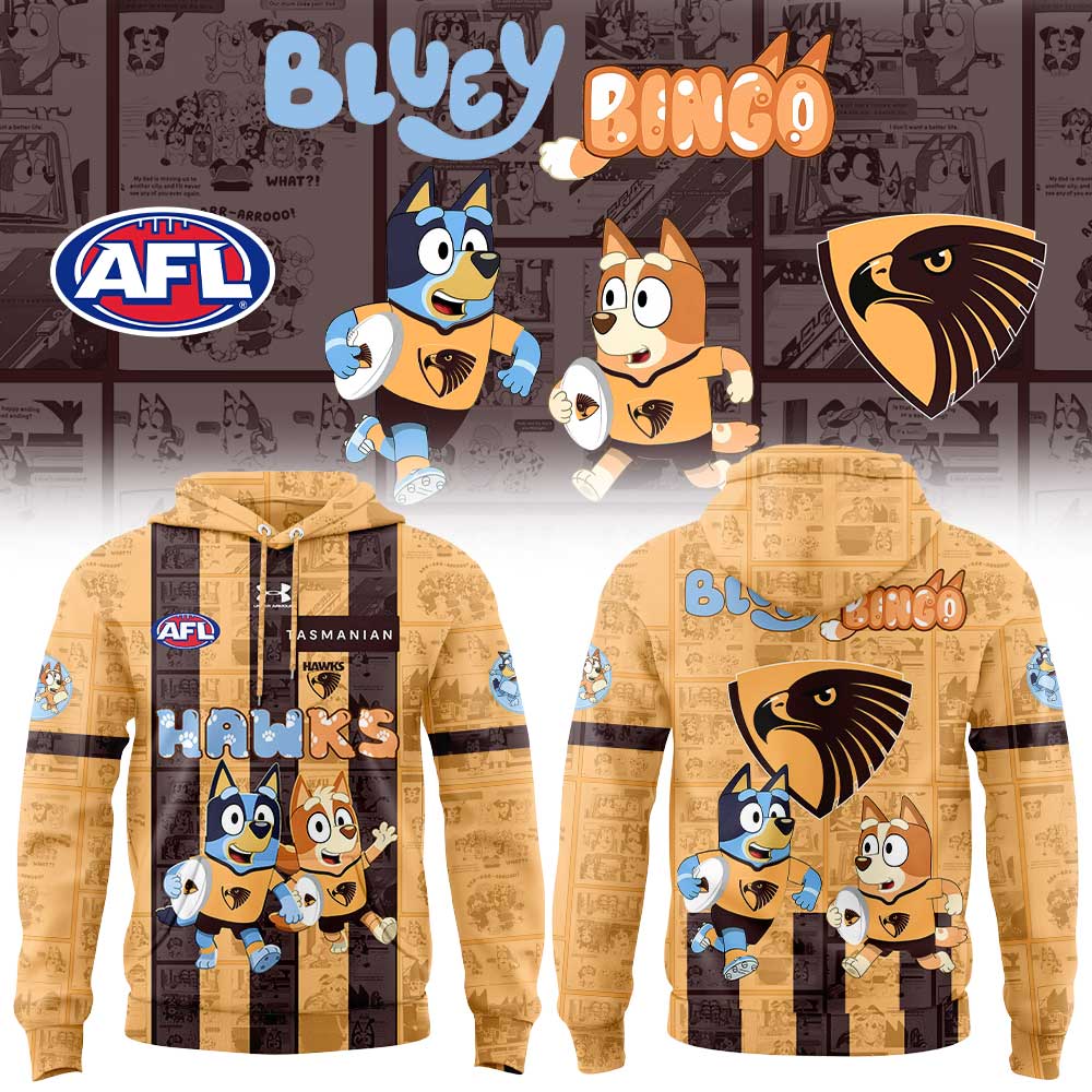 H Hawks Bluey and Bingo 2026 Limited Collection Hoodie