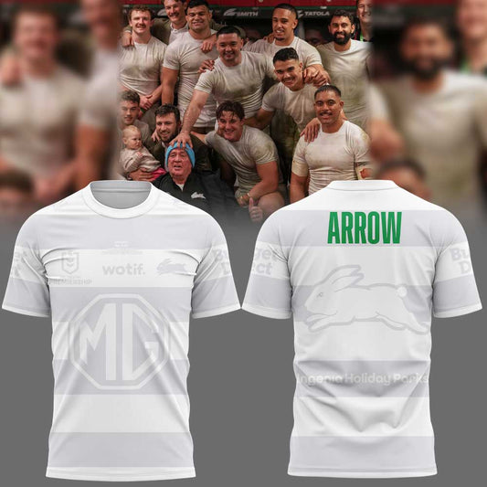 SS Rabbitohs Arrow White 2026 Shirt