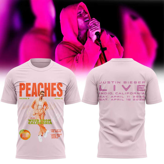 Justin Bieber Coachella 2026 Collection Shirt V4