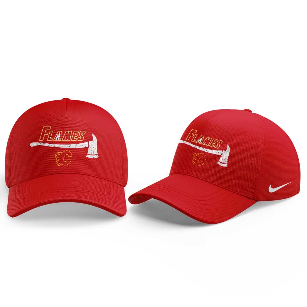 Limited Edition Calgary Flames Firefighter Application Day Combo Shirt