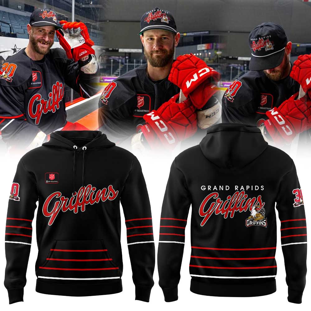 Grand Rapids Griffins Red Kettle Uniform Hoodie